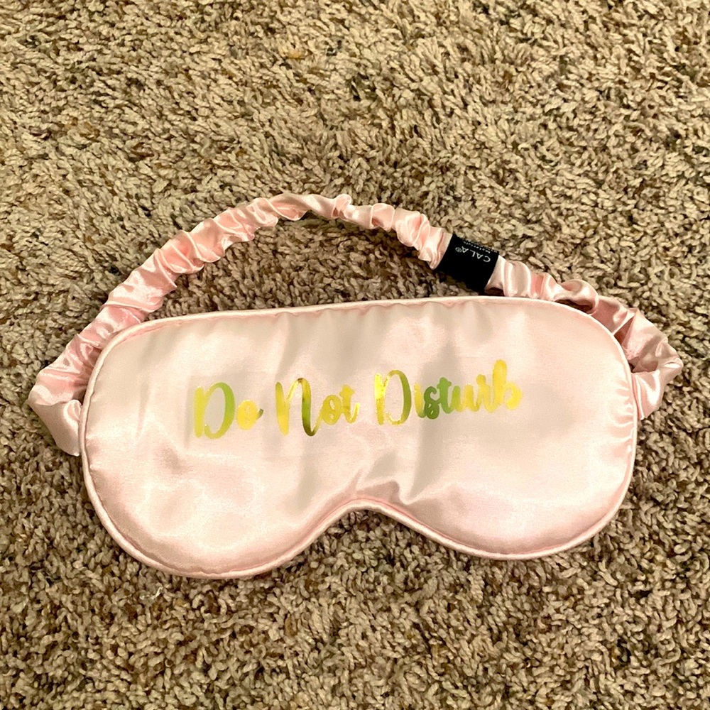 “Do Not Disturb” Eye Mask for Sleeping